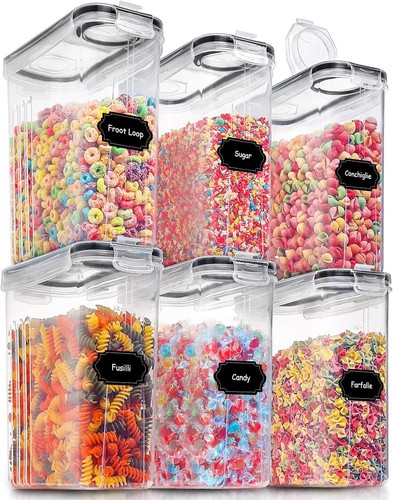 Müslibehälter Aufbewahrungsset 4L, 135,2 Oz 8 Stück Luftdicht Frischhaltedosen - Bild 9 von 9