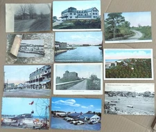 York County Maine lot 1907 – 1984: Newfield RPPC; Biddeford Ogunquit Kittery etc