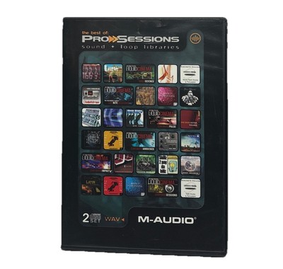M Audio The Best Of Pro Sessions Sound And Loop Libraries RARE!