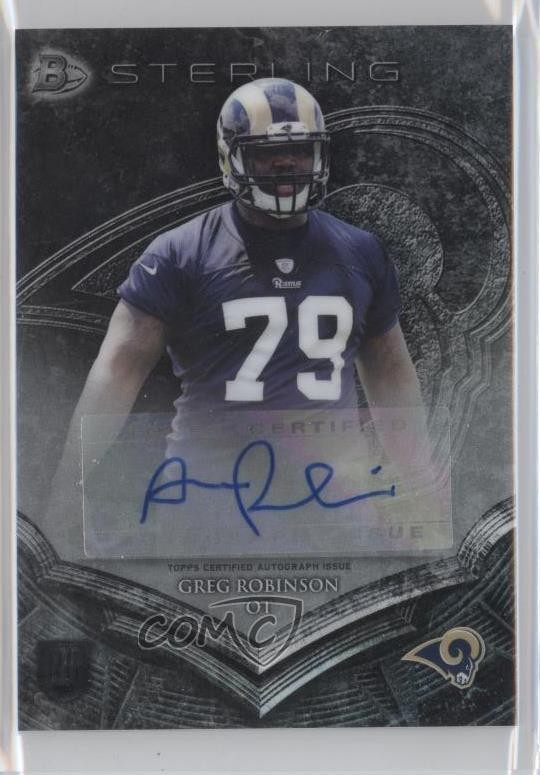 Greg Robinson #BSA-GR 2014 Bowman Sterling Football Autographs