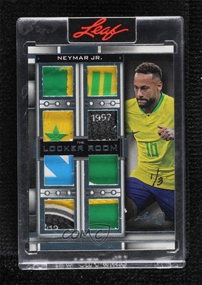 2024 Leaf Q WhatNot Exclusive The Locker Room Platinum Blue 1/3 Neymar Jr 0n64