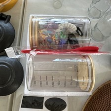 Sourdough Starter Kit -Thick Glass Sourdough Starter Jar Sour Dough Cont...