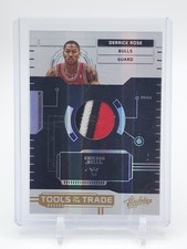 DERRICK ROSE 2010-11 ABSOLUTE MEMORABILIA TOOLS TRADE GOLD PRIME PATCH /5 Q3562