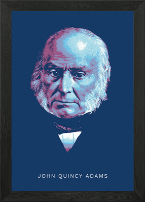 John Quincy Adams Framed Wall Art Poster Canvas Print Picture