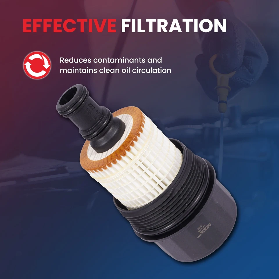 Tapa de filtro de aceite para Mercedes-Benz C280 C300 CLK350 E300 E550 GL500 ML350 SL550 Foto 4 de 4