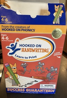 Hooked On Handwriting Ages 4-6 See Description