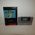 Super Mario World Super Nintendo SNES with Manual Tested Working Authentic