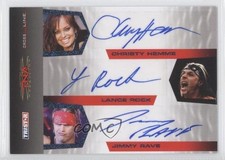 2008 TNA Wrestling Cross the Line Blue 1/5 Christy Hemme Lance Rock Auto 1u0