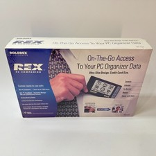 1998 Franklin Rolodex REX PC Companion REX-3-DS Electronic Organizer NEW SEALED