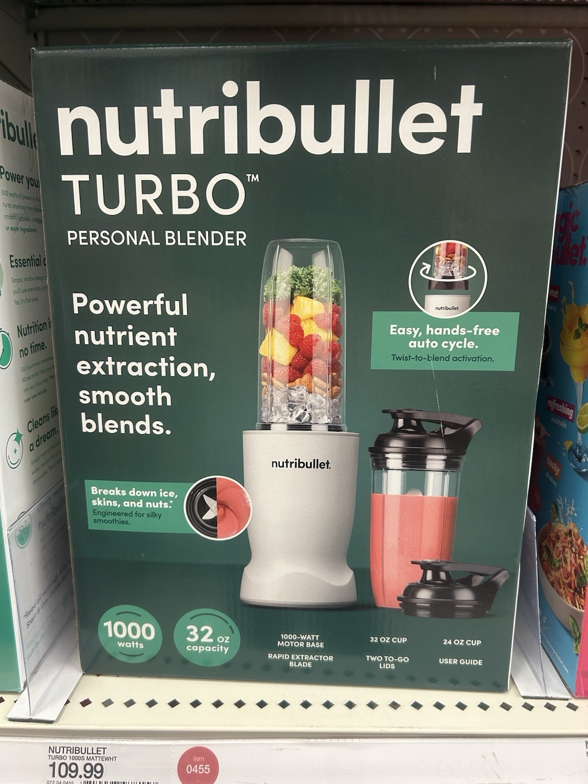 Nutribullet Pro 900-Watt (White- Large Size) Personal Blender