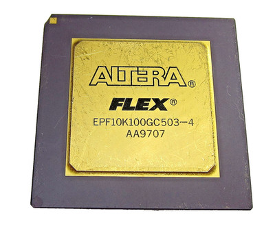 Rare Vintage Collectable Altera Flex 10K EPF10K100GC503-4 Ceramic Gold Chip