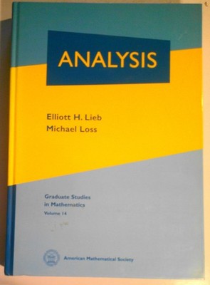 Analysis Hardcover 1997 Revised Textbook Mathematik Lieb Loss