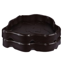 2PCS Reptile Feeding Dish Lizard Feeder Bowl Reptile Dish Gecko Feeding Dish