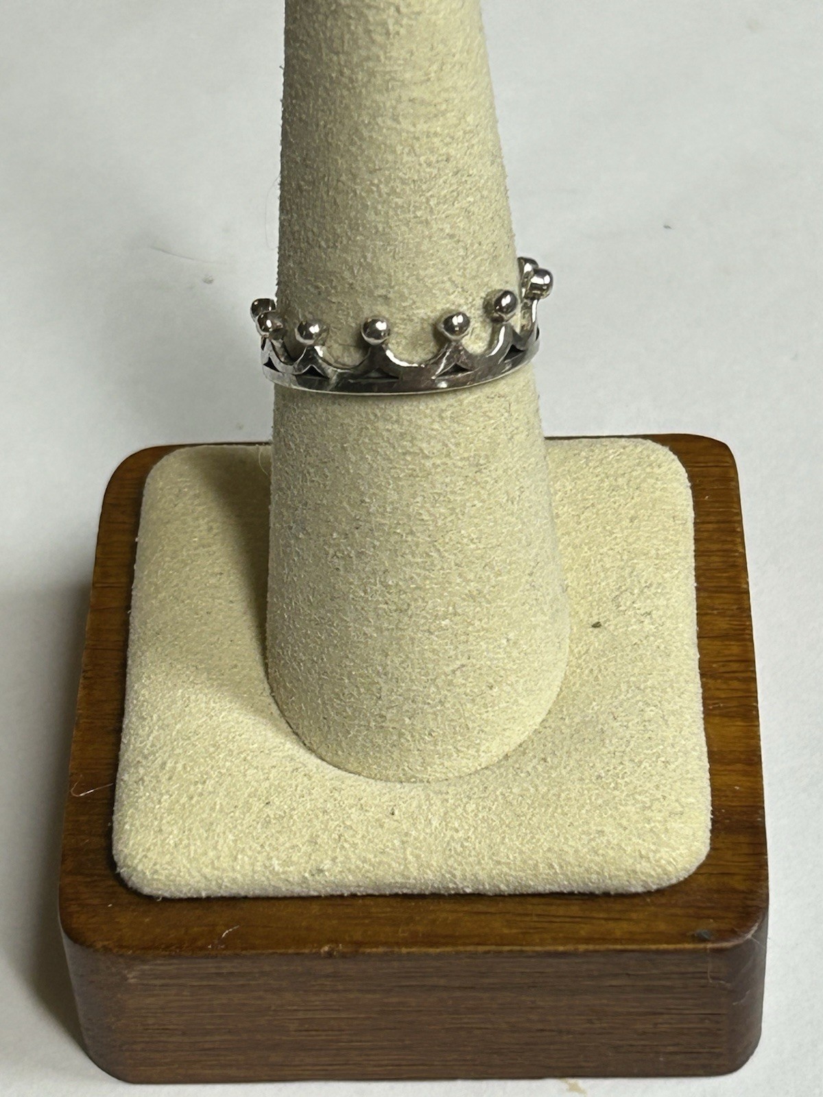 Silver .925 Crown Ring, Princess, Queen Tiara, Size 8