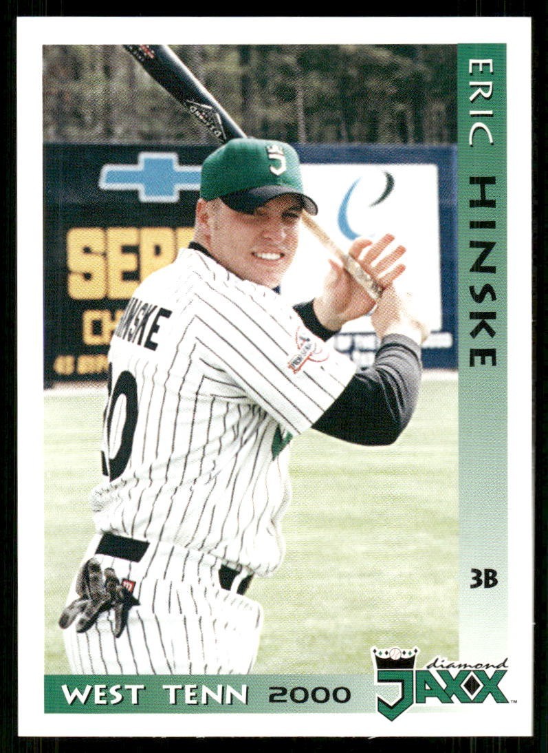 2000 Grandstand West Tenn Diamond Jaxx ERIC HINSKE RC CUBS MENASHA WI