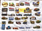 Lot of pins automobile racing, F1, Formula 1. . . .    -14-