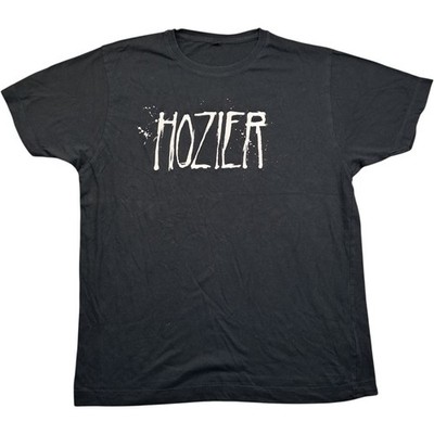 Hozier T-Shirt Large Herren schwarz Baumwolle Band Tour Konzert 2018 kurzarm