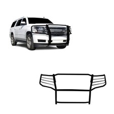 Black Horse Grille Guard Brush Guard Modular Black Fit 2015-2023 Suburban Tahoe