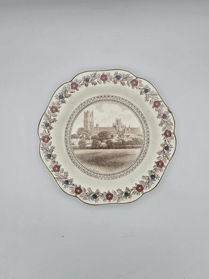 LNER Wedgwood Cathedral Serie Teller - Ely Cathedral - Eisenbahn Vintage