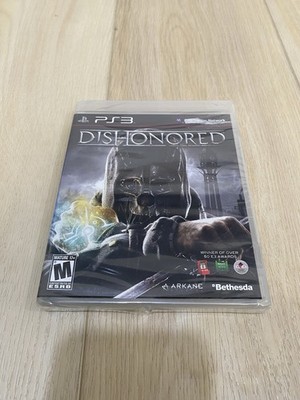 NEW SEALED PS3 Dishonored Playstation 3 Video Game Bethesda Arkane Clear Case