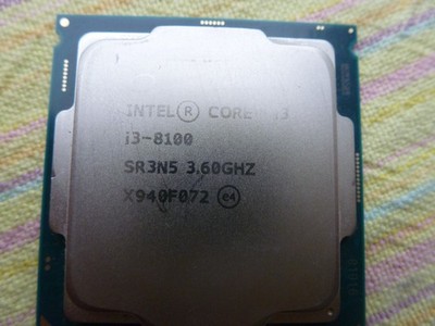 Intel Core i3- 8100, 3,6GHz, SR3NS, X940F072, CPU, Prozessor