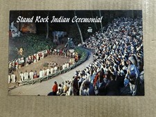 Postcard Wisconsin Dells WI Stand Rock Indian Ceremonial Prayer Vintage PC