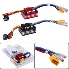 Waterproof 80A Brushed ESC Electric Speed Controller for 1/10 SCX10 TRX4 Capra