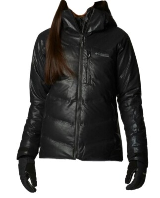 columbia down jacket women large