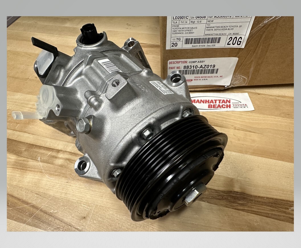 19-25 RAV4 18-24 CAMRY Genuine TOYOTA A/C COMPRESSOR W/CLUTCH