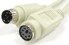 PS/2 cable cord wire extension MINI DIN 6 pins 6F 6M FM MF male female keyboard.