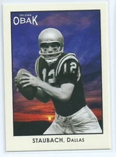 Roger Staubach 2011 TRI-STAR OBAK Chicago National Sample Card