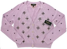 Juicy Couture Cardigan Black Label Women's, Embellished WFTS57829, Amethyst Mist