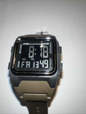 Kinglee Large Square Digital Sports Watch in Black with Electronic Movement