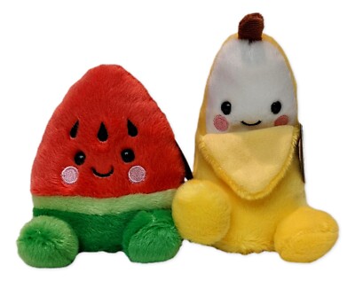 Set of 2 Gwen BANANA & Sandy WATERMELON Palm Pals 5