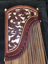Dunhuang Dragon Guzheng 894D Shanghai Chinese Zither Harp Qin Zheng 21 String EX