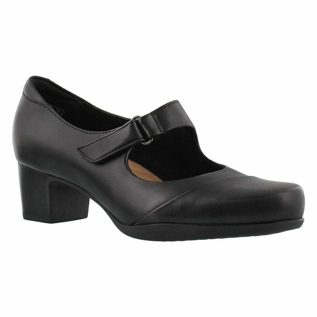 clarks rosalyn wren black leather