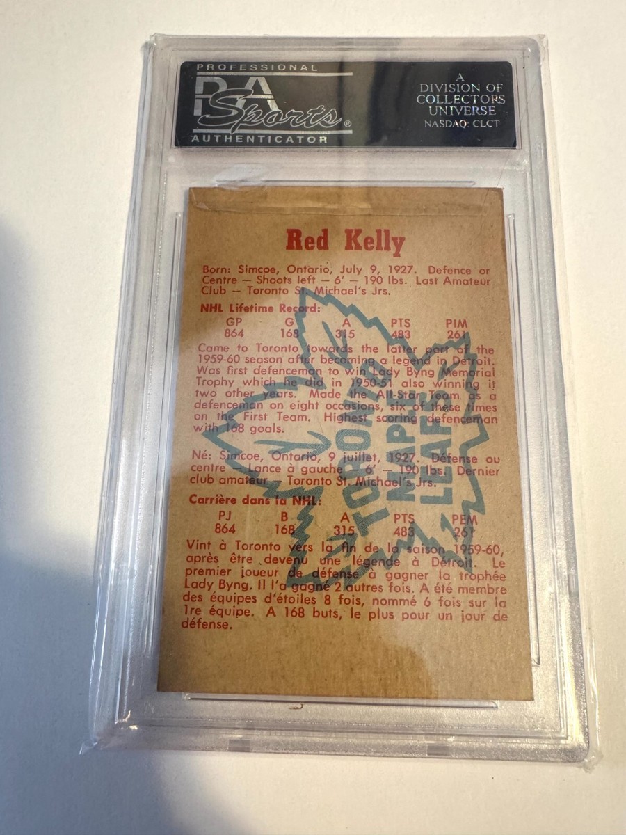 1960 Parkhurst Hockey Card #9 Red Kelly (HOF) PSA 7 | eBay
