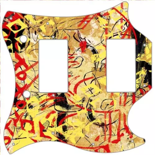 SG Standard Pickguard Custom Gibson Graphical Guitar Pick Guard Abstract 1
