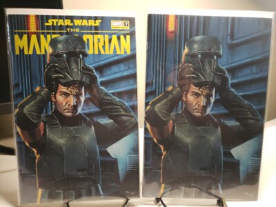 The Mandalorian Issue 7  Virgin And Trade Set Variant Edition