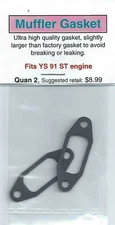YS 91 ST Muffler/Exhaust Gasket 2 Pack NIP