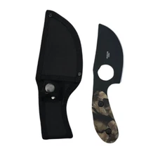 Valor Compact Fixed Blade Knife – 7" Tactical Knife with Camo Handle & Sheath