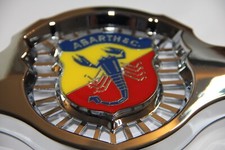 Classic Fiat 500 595 695 1957-74 Abarth Front Badge Emblem Vented Plastic New
