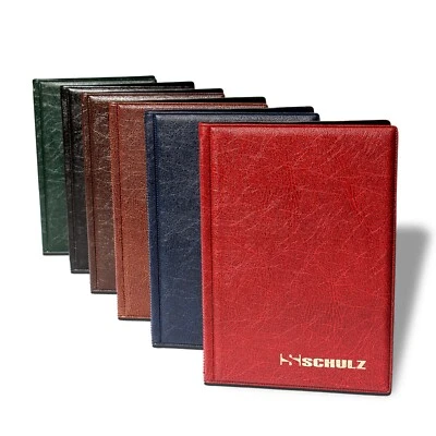 Classic SCHULZ COIN ALBUM // 108 Coins 8 Pages // 3 Sizes of Pockets - 50p £1 £2