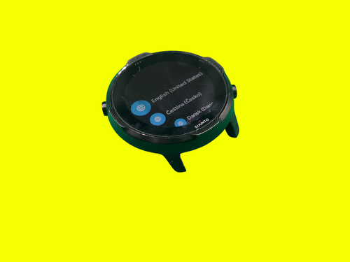 Suunto 7 Tutto Nero Smartwatch Con Orologio OS, Pesante LCD Burn-In, No Polsino