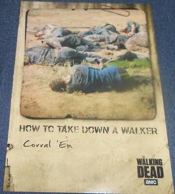 WALKING DEAD 2018 HUNTERS & HUNTED - HOW TO TAKE DOWN A WALKER #HT1