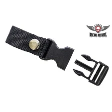 1" Motorcycle Helmet Quick Release Clip with Snap