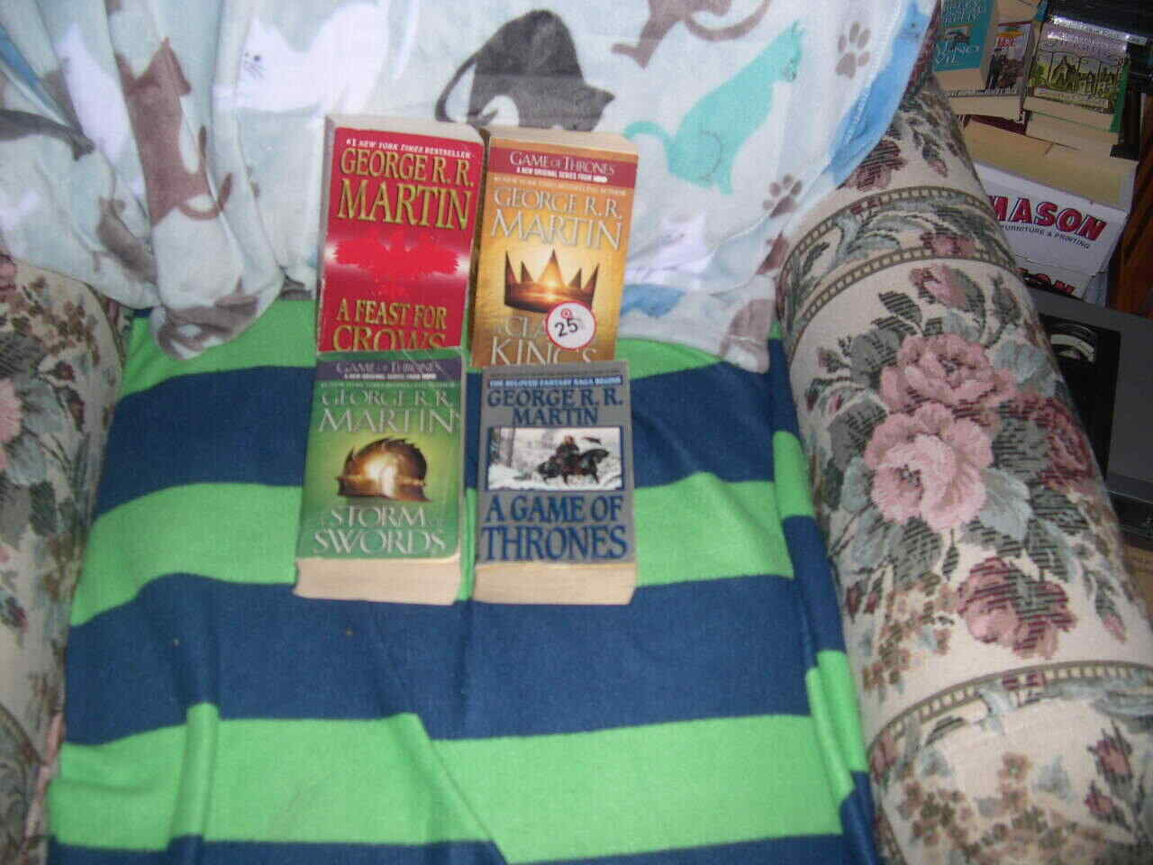 Game of Thrones Books 1-4 Paperback Lot George R.R. Martin-image