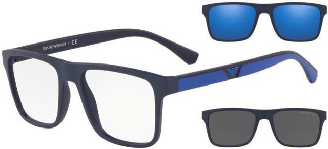 Emporio Armani EA4115 57591W Occhiale da Sole per Uomo - Matte Dark Blue |  Acquisti Online su eBay