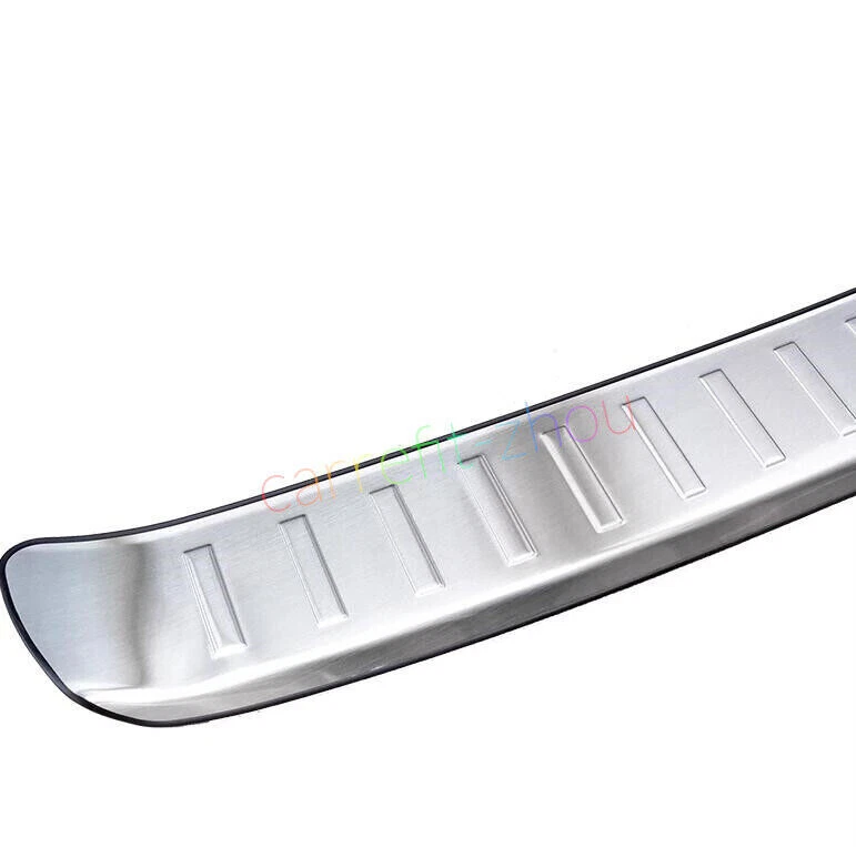 Rear Bumper Sill Guard Plate Cover Trim Stainless For 2014-2017 2018 BMW X5 F15 — 第 3/4 张图片
