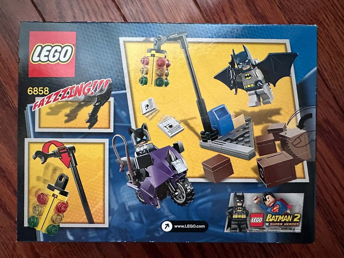 NEW LEGO Superheroes Catwoman Catcycle City Chase 6858 , SEALED